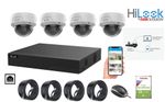 HIKVISION HILOOK 4MP CCTV Security System Kit Anti Vandal Cameras easy install
