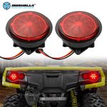 Pair Red LED Rear Tail Lights Brake Stop Lamp Modified For Can-Am Commander