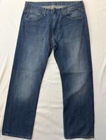 Lee Kent Men’s Blue Denim Jeans Straight Fit 34W 30L Medium Wash