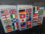 Choice of World Flag Fridge Magnet. NEW. Union Jack, USA, Spain, France etc