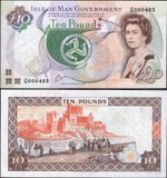 Isle of Man. Cashen. Ten Pounds (1991) (BYB; IM53) G000465  VF-EF.