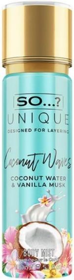 SO… Unique Coconut Waves Fruity Fragrance Everyday Body Mist 150ml For Women