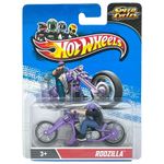 Hot Wheels Speed Cycles RODZILLA (Purple) Die-cast Motorcycle (Y4131)