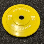 2 X 15KG SOLID RUBBER COLOUR OLYMPIC BUMPER WEIGHT PLATES for 2" OLYMPIC BARBELL