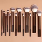REAL TECHNIQUES Au Naturale 13 Pcs/ Set Makeup Brush Kit Foundation Powders UK