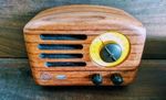 Muzen OTR Wood Vintage Small Wireless Portable Bluetooth Speaker, FM Radio