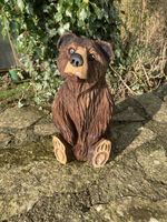 Chainsaw Carved Sitting Bear