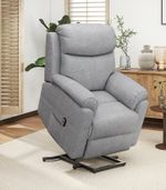 HOMCOM Grey Electric Riser Recliner with Remote Control