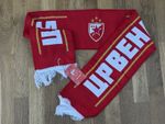 BNWT - FK Crvena Zvezda (Red Star) Belgrade Football Scarf - Serbian Football