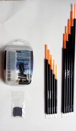 Multiweight float adaptor + 10 matching black coarse fishing floats gift set 3