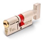 Ultion 3* Plus Euro Thumbturn Cylinder Door Lock (35 + 35 = 70mm Long) UPVC