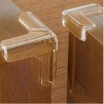 Table Edge - Silicone Table Corner Protection - Soft Transparent Protector - 4pc