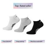 Umbro Official Multipack Mens 3, 6 , 12 Pairs Sports Trainer Liner Socks UK 6-11