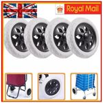 2/4x Shopping Trolley EVA Replacement and Spare Wheels New Wheels for Wheels UK