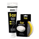 T-Cut Scratch Remover Color Fast Paint Restorer - Black - 150g + Wax Applicator