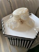 Wedding /races hat Natural Cream Hat by Cappelli Condici