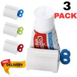 3 x Rolling Tube Toothpaste Squeezers No more wasted Toothpaste!