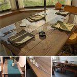 PVC Clear Transparent Table Protector Cover 1.5mm Thick  Vinyl PVC Tablecloth