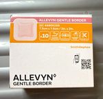 Smith & Nephew ALLEVYN Gentle Border 7.5x7.5cm Silicone Dressing 10 Pack