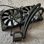 Corsair Hydro H100i GTX 240mm Liquid CPU Cooler Dual 120mm Fans LGA1151