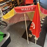 Two Vintage Walls Ice Cream Sun Shades  Sold As A Pair Good Condition Sun Shades
