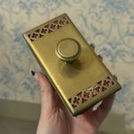 Vintage Brass Ink Blotter Ornate
