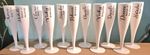 1 PERSONALISED STICKER ONLY  For Plastic Champagne Flutes. Hen, Prom, Wedding