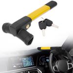 Universal Steering Wheel Lock for Cars Vans, Heavy Duty Anti-theft- 2 Keys