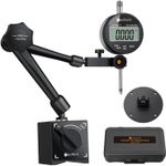 Neoteck Digital Dial Indicator Gauge with Magnetic Base, 0-1"/0.0005", 80 KG