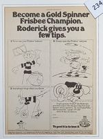 Frisbee promotional advert 1978 St Ivel cheese spread ad 1970s vintage Frizbee