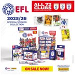 Panini EFL 2025 Sticker Collection - 2025/26, #1-232, Buy 3 Get 10 Stickers Free