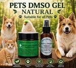 PET DMSO Gel & Natural Antibac Spray For Injuries Hot Spots, Pain &Inflammation