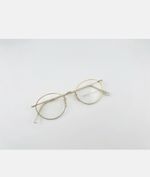 Vintage Hilton Classic 5 Oval 47mm 14K Rolled Gold Eyeglasses Frame Eyewear NOS