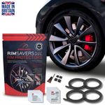 Alloy Wheel Rim Protector Strips 4x Rimsavers Kerb Rash Guard 3 Colours