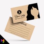 Kraft Appointment Cards Eco Recyclable | Hairdresser Hair Salon Business 02