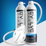 Evolve Oxygen Cans - 70 Litres - 2 Pack - Mask & Tubing - Breathing oxygen can