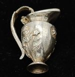 Vintage Miniature Sterling Silver Ewer Jug 11.8 Grams 37.4 mm Height