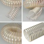 PU Flexible Ducting Hose Pipe PVC Ventilation Woodworking Fume & Dust Extraction