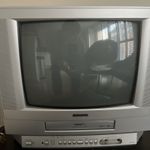 Aiwa VX-G145K 14" CRT TV VHS Combi Remote Retro Gaming Compatible