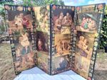 4 Screen Victorian Decopage Screen