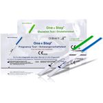 50 Ovulation and Pregnancy Test Dip Strips with Fertility Chart ONE STEP