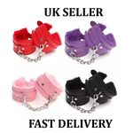 Sex Handcuffs Bondage Faux Leather Soft Fur BDSM Fetish Slave Ankle Restraint UK