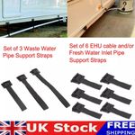 Caravan Waste Water Pipe Support Straps/Power Cable & Fresh Water Pipe Straps UK
