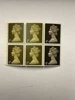 GB UB3 Pre-decimal Machin Booklet Pane, missing phos error