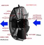 Axial Fan Motor Condenser Evaporator  Commercial  550mm Suction,550S-G