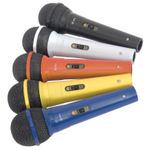 Dynamic Microphone Set of 5 Colours 5 Cables VOCAL KARAOKE