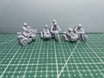 28mm WW2 German Motorbikes And Sidecars X 3 - Resin 3D Printed