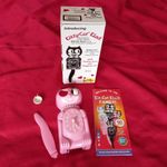 BOXED LTD EDITION KIT CAT 'KITTY CAT KLOCK' PINK SATIN EDITION