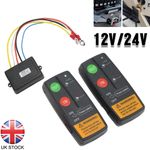 Heavy Duty Wireless Winch Remote Control for Universal 12/24V Recovery Truck SUV