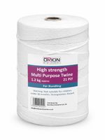Cotton Twine/String 21 Ply 780m Roll Strong White Packaging String